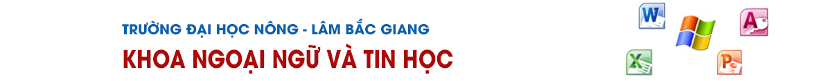 Khoa Ngoại Ngữ  và Tin học