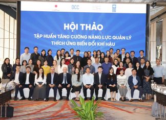 Hội thảo tập huấn tăng cường năng lực quản lý thích ứng biến đổi khí hậu (DCC)