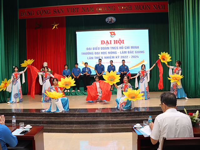 Đại hội Đại biểu Đoàn TNCS Hồ Chí Minh Trường Đại học Nông – Lâm Bắc Giang lần thứ V